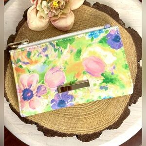 Floral Watercolor Wallet